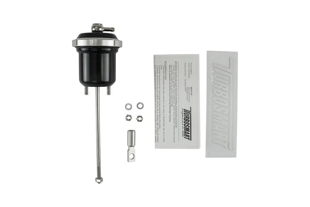 TS-0626-1354 – TURBOSMART Turbocharger Wastegate Actuator, 35 PSI Black Aluminum Housing/ Stainless Steel Rod And Cle...